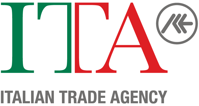Italian Trade Agency logo.