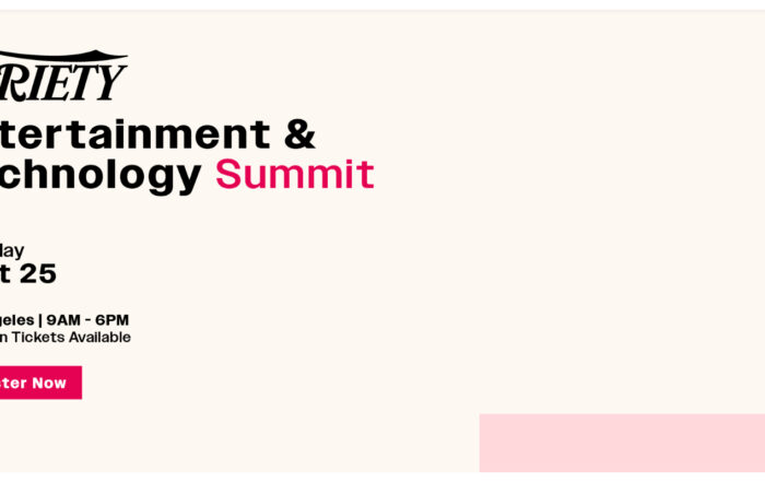 Variety Summit: Entertainment Technology